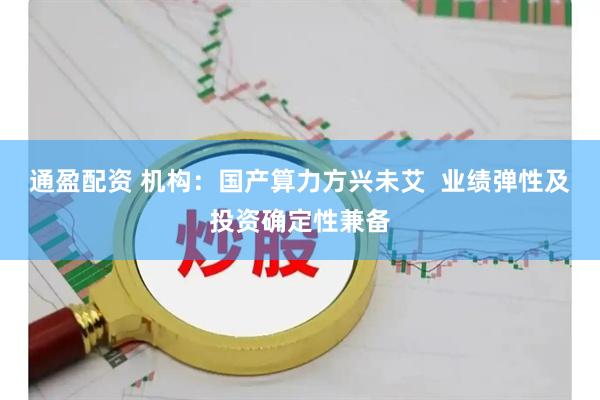 通盈配资 机构：国产算力方兴未艾  业绩弹性及投资确定性兼备
