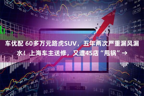 车优配 60多万元路虎SUV，五年两次严重漏风漏水！上海车主送修，又遭4S店“甩锅”→